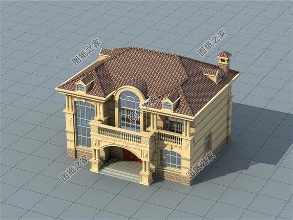 小別墅二層樣式圖，占地不超過(guò)130平米，戶型精致美觀