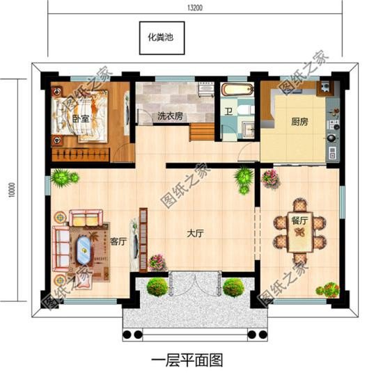 小別墅二層樣式圖，占地不超過(guò)130平米，戶型精致美觀