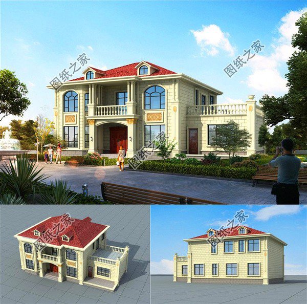 復(fù)式二層樓房設(shè)計(jì)圖，這三款驚艷了所有人，農(nóng)村建房的最佳之選