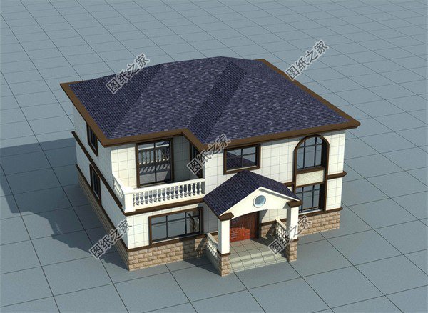 最新二層樓設(shè)計(jì)圖，外觀簡(jiǎn)單但漂亮，不到30萬(wàn)拿下