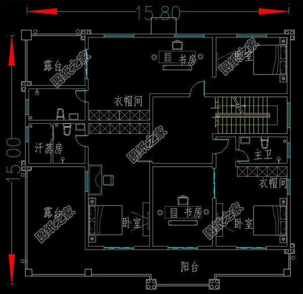 16米乘15米農(nóng)村自建房設(shè)計(jì)圖，農(nóng)村人人都在建，趕緊回村搞起來