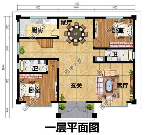 鄉(xiāng)下建房二層150平米戶型圖，實(shí)用漂亮的房子，誰不喜歡呢