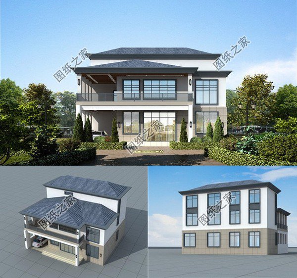 帶車庫的錯層農(nóng)村自建房，蓋房的標配，可不能錯過