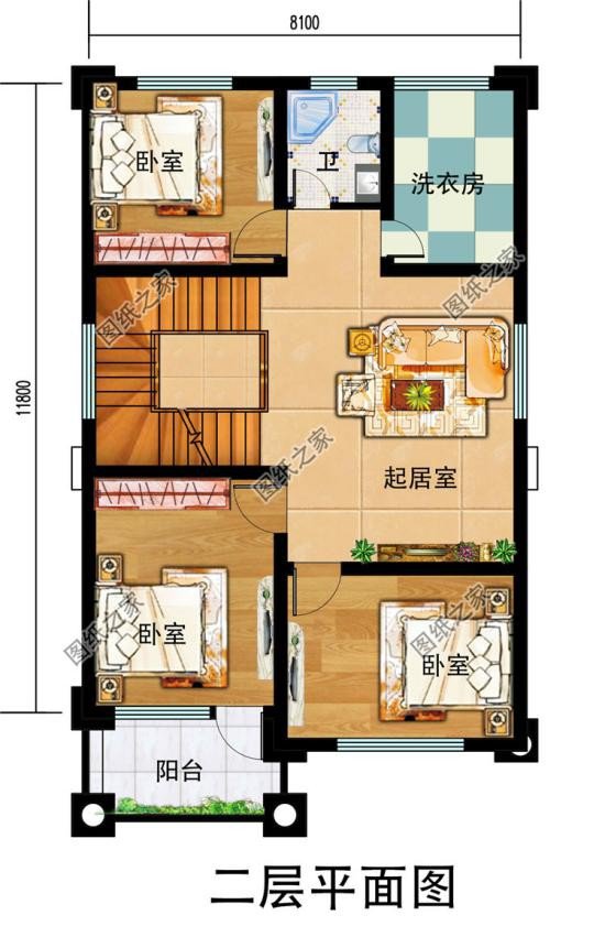 20萬左右三層樓房設(shè)計(jì)圖，好看實(shí)用還造價(jià)低，這樣的房子誰能說不喜歡？