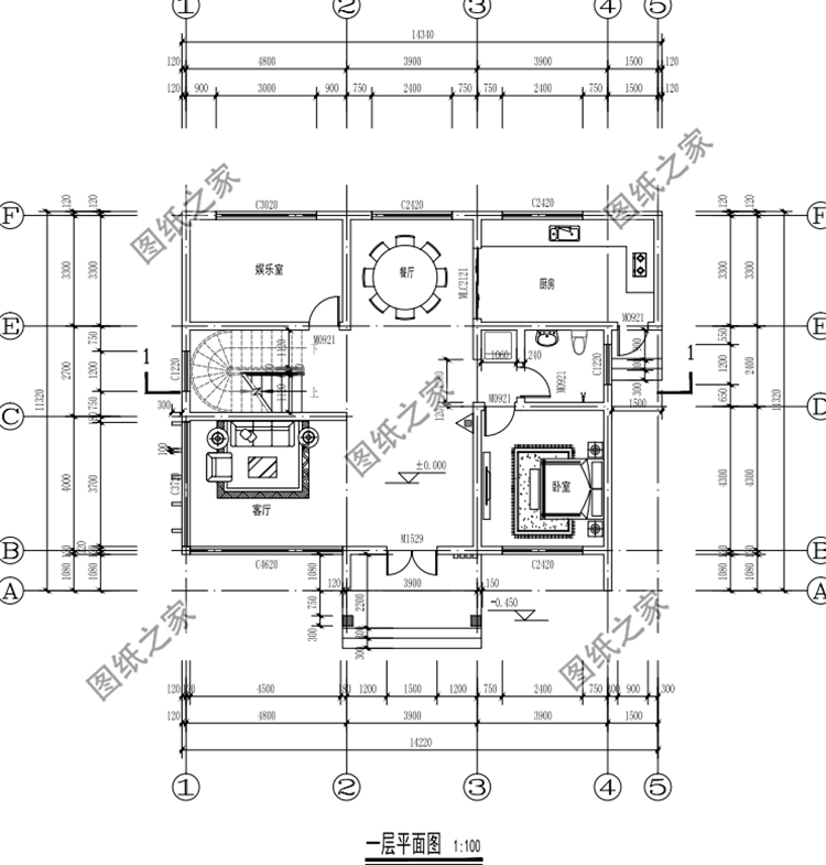 好看又簡單的二層樓房設(shè)計(jì)圖，還在等什么，聰明人早就收藏好圖紙了