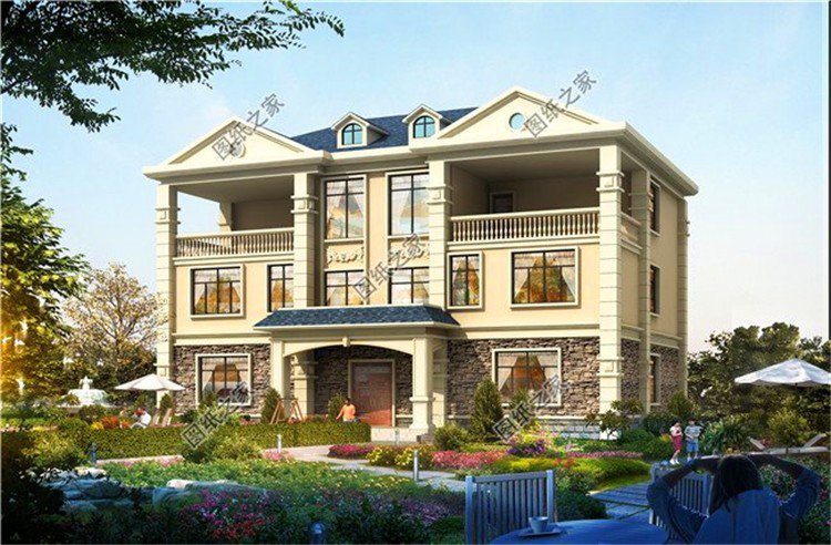 農(nóng)村兄弟雙拼戶型設(shè)計圖，適合兄弟一起建房，親戚看了都說太漂亮