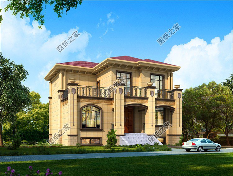 農(nóng)村140平米自建房設(shè)計(jì)圖，布局大方實(shí)用，一二三層的戶型都有