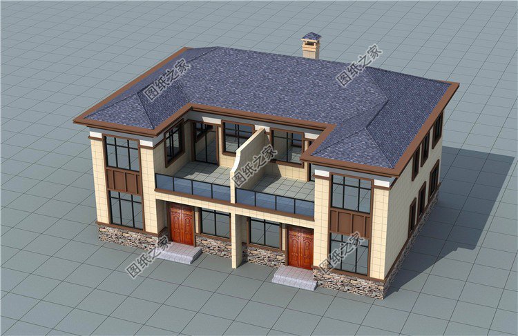 兄弟二層雙拼戶型圖，兄弟建房齊上陣，羨慕倒一大片親戚朋友