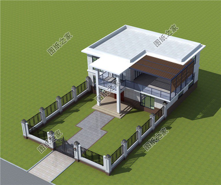 主體30萬二層別墅設(shè)計(jì)圖，戶型設(shè)計(jì)合理，全家都能住得下