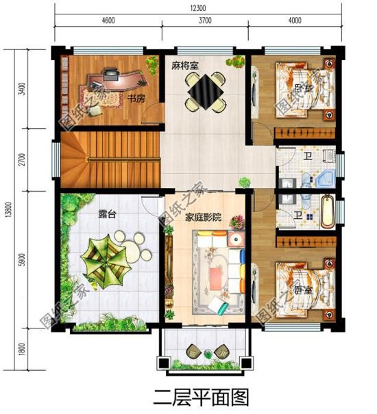 農(nóng)村二層別墅設(shè)計(jì)圖，尤其第三套，便宜又好看
