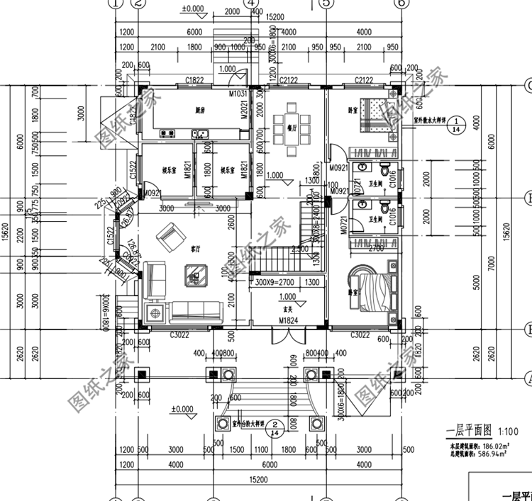 最新款二層樓房設(shè)計圖，外觀精致布局實用，第三套還帶地下室設(shè)計