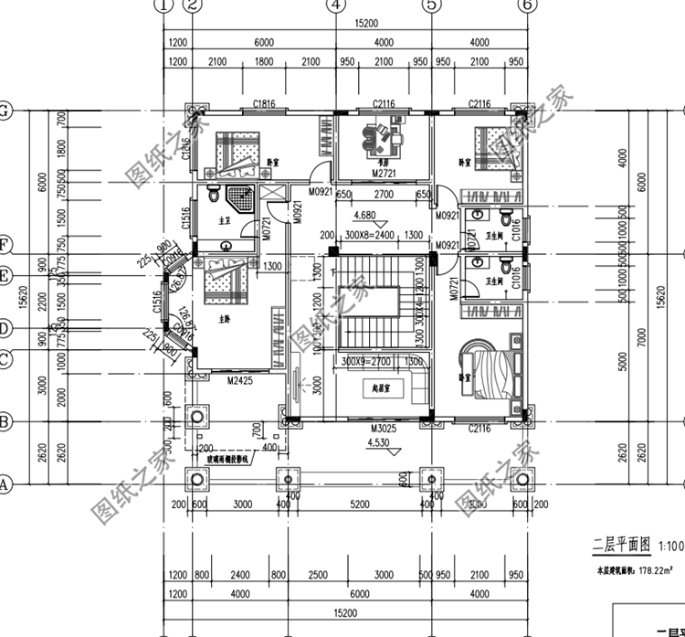 最新款二層樓房設(shè)計圖，外觀精致布局實用，第三套還帶地下室設(shè)計