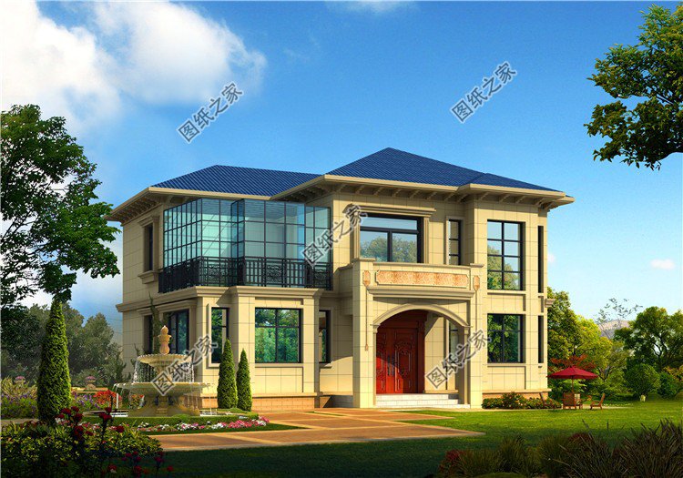 最新款二層樓房設(shè)計圖，外觀精致布局實用，第三套還帶地下室設(shè)計