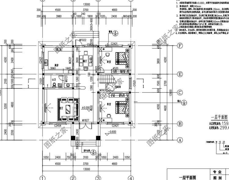 復(fù)式二層別墅設(shè)計(jì)圖，外觀大氣布局實(shí)用，只想說(shuō)真好看