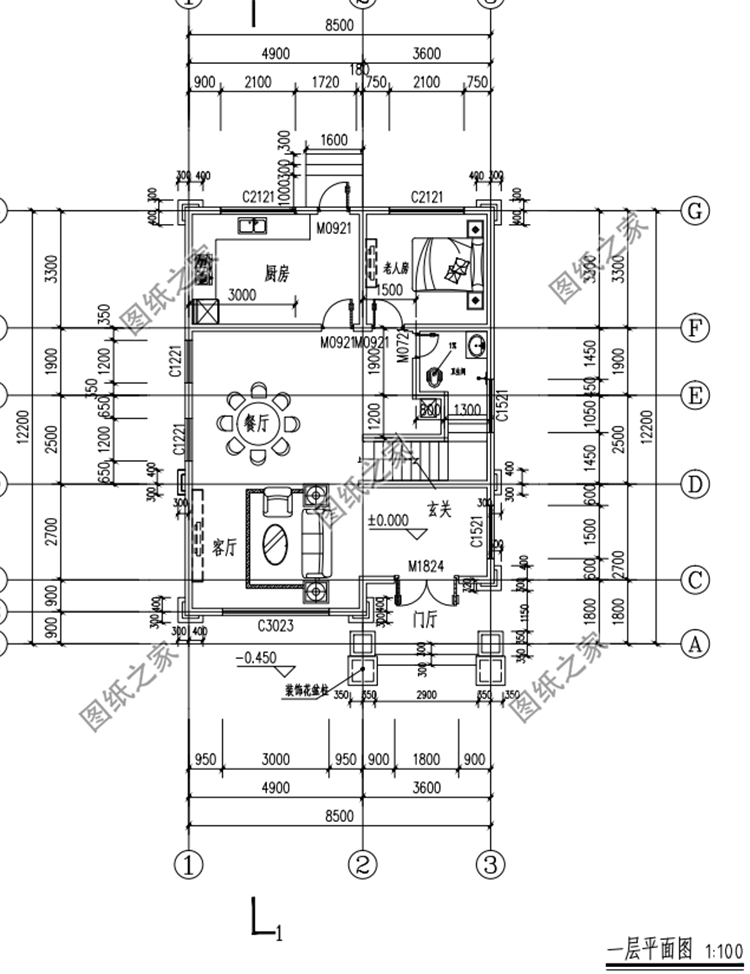 最新四層樓房設(shè)計(jì)圖，陽(yáng)臺(tái)露臺(tái)全齊了，要建房趕快收藏圖紙