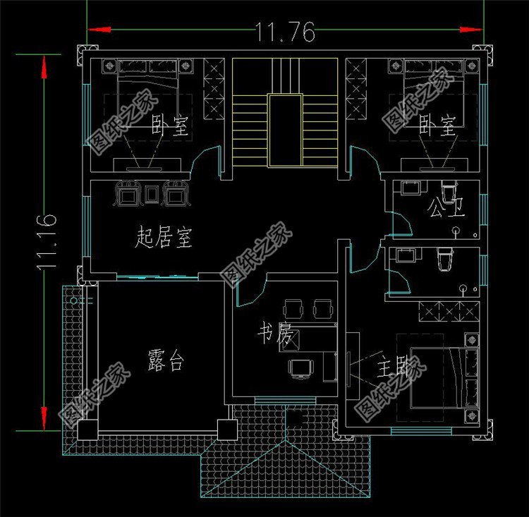農(nóng)村三層帶陽(yáng)臺(tái)外觀圖，精致且大氣，回家享受慢生活吧！