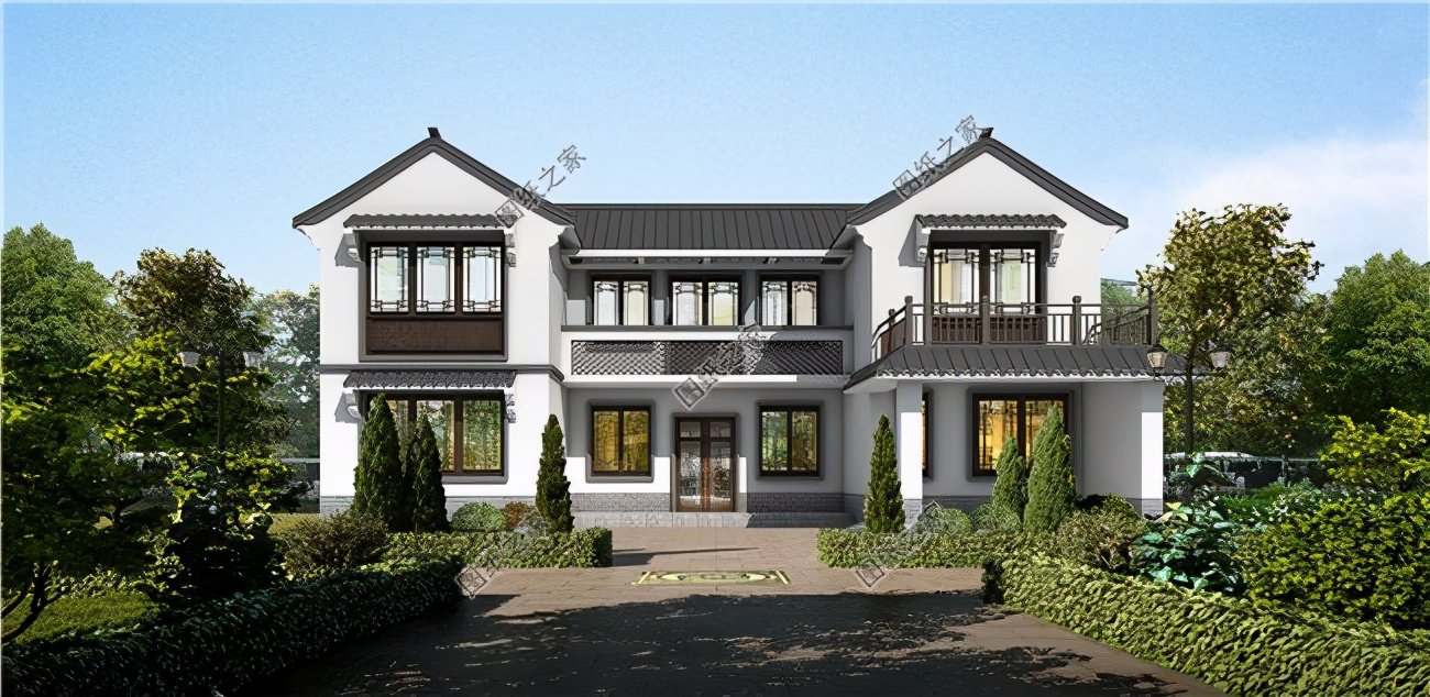 二層自建房16x12米設計圖紙，多種風格，給家里人看看