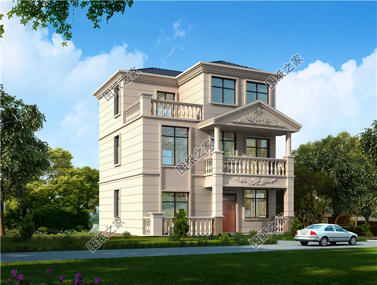 農(nóng)村90平方正戶型圖，一眼望過去有如沐春風(fēng)之感