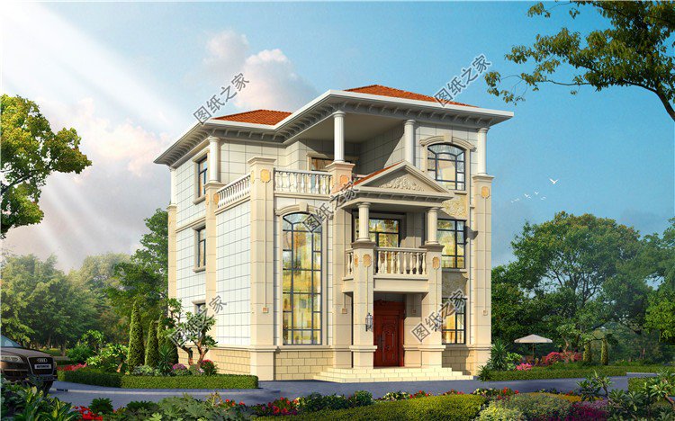 農(nóng)村三層帶露臺(tái)別墅設(shè)計(jì)圖，這樣的房子來(lái)一棟走到哪都有底氣