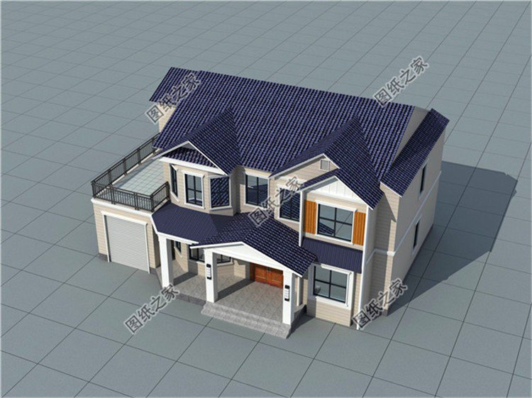 農(nóng)村兩層別墅外觀圖，不知道多少人搶著建，農(nóng)村建房經(jīng)典戶型