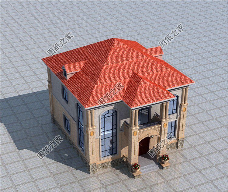 開間10米二層樓設(shè)計(jì)圖，造價(jià)經(jīng)濟(jì)實(shí)惠，蓋了的人都說值