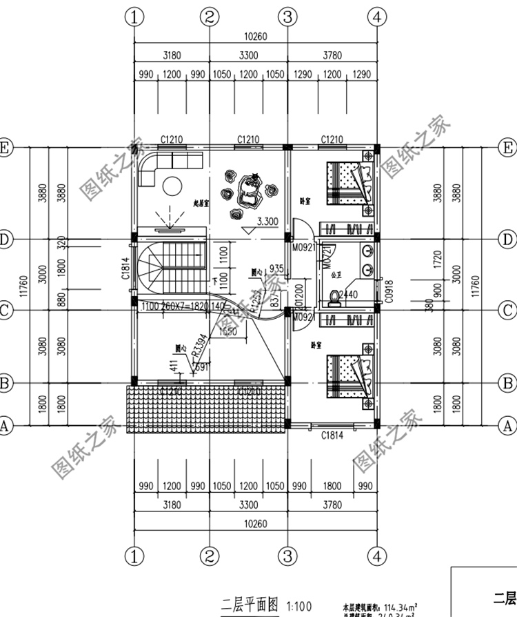 開間10米二層樓設(shè)計(jì)圖，造價(jià)經(jīng)濟(jì)實(shí)惠，蓋了的人都說值