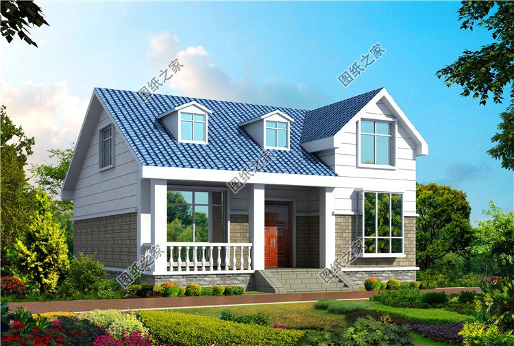 開間10米二層樓設(shè)計(jì)圖，造價(jià)經(jīng)濟(jì)實(shí)惠，蓋了的人都說值