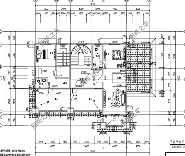 農(nóng)村大戶型三層別墅設(shè)計(jì)圖，與眾不同的設(shè)計(jì)，建好了絕對讓你滿意