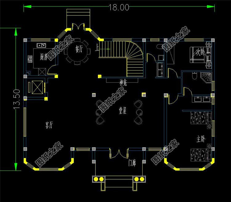 什么樣的房子霸氣又美觀？這三款五開(kāi)間超大戶型三層別墅設(shè)計(jì)圖隨便選
