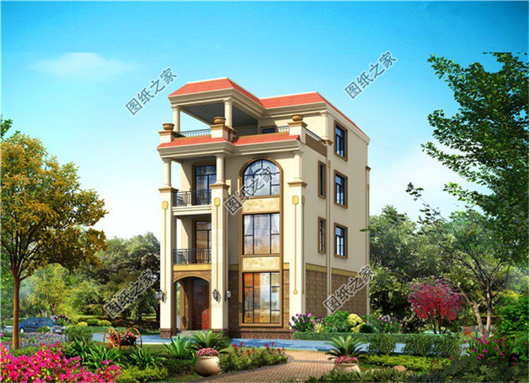 最新農(nóng)村三層半別墅設(shè)計(jì)圖，美觀大氣，這真是五年內(nèi)最好的投資