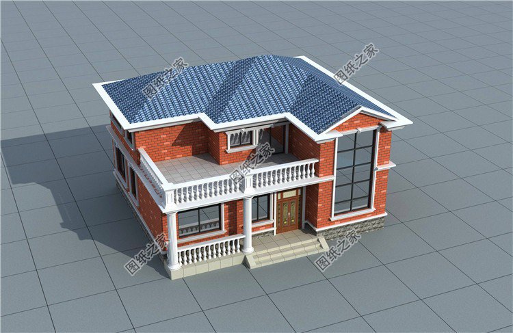 占地120平以內(nèi)二層樓房設計圖，南北方朋友都能建，適應鄉(xiāng)村生活