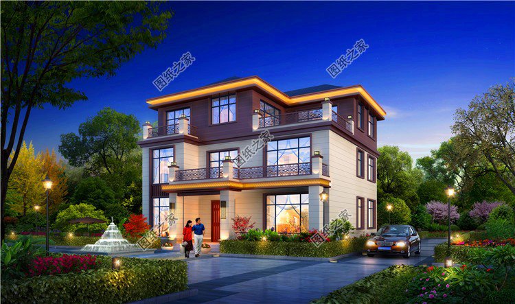 占地160平米三層別墅設(shè)計(jì)圖，這么合適的戶型不打算來(lái)一棟嗎