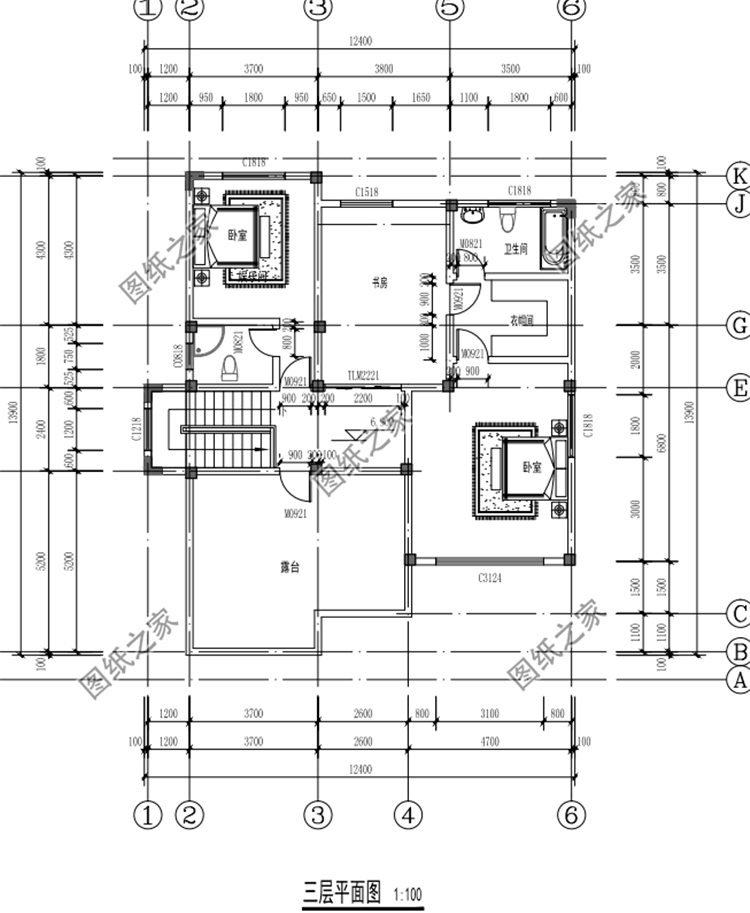 占地160平米三層別墅設(shè)計(jì)圖，這么合適的戶型不打算來(lái)一棟嗎