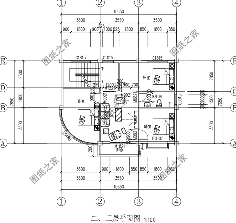 豪華四層別墅設(shè)計(jì)圖，豪華大氣又實(shí)用，方案不錯(cuò)，建房可收藏