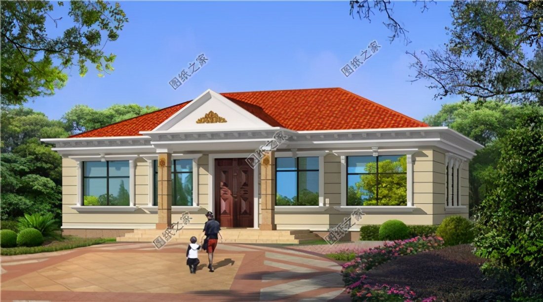 農(nóng)村五開(kāi)間大戶(hù)型養(yǎng)老房設(shè)計(jì)圖，建了這樣的房子誰(shuí)還在城里買(mǎi)房啊