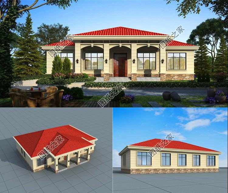 農(nóng)村五室兩廳戶型圖，建成最多只要20萬，農(nóng)村建房必備