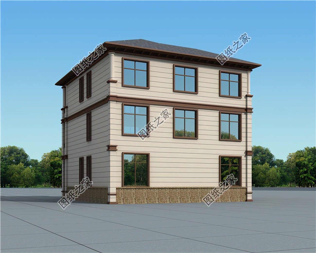 160到170平方別墅設(shè)計圖，隨自己的審美喜好去設(shè)計，圓自己一個別墅夢