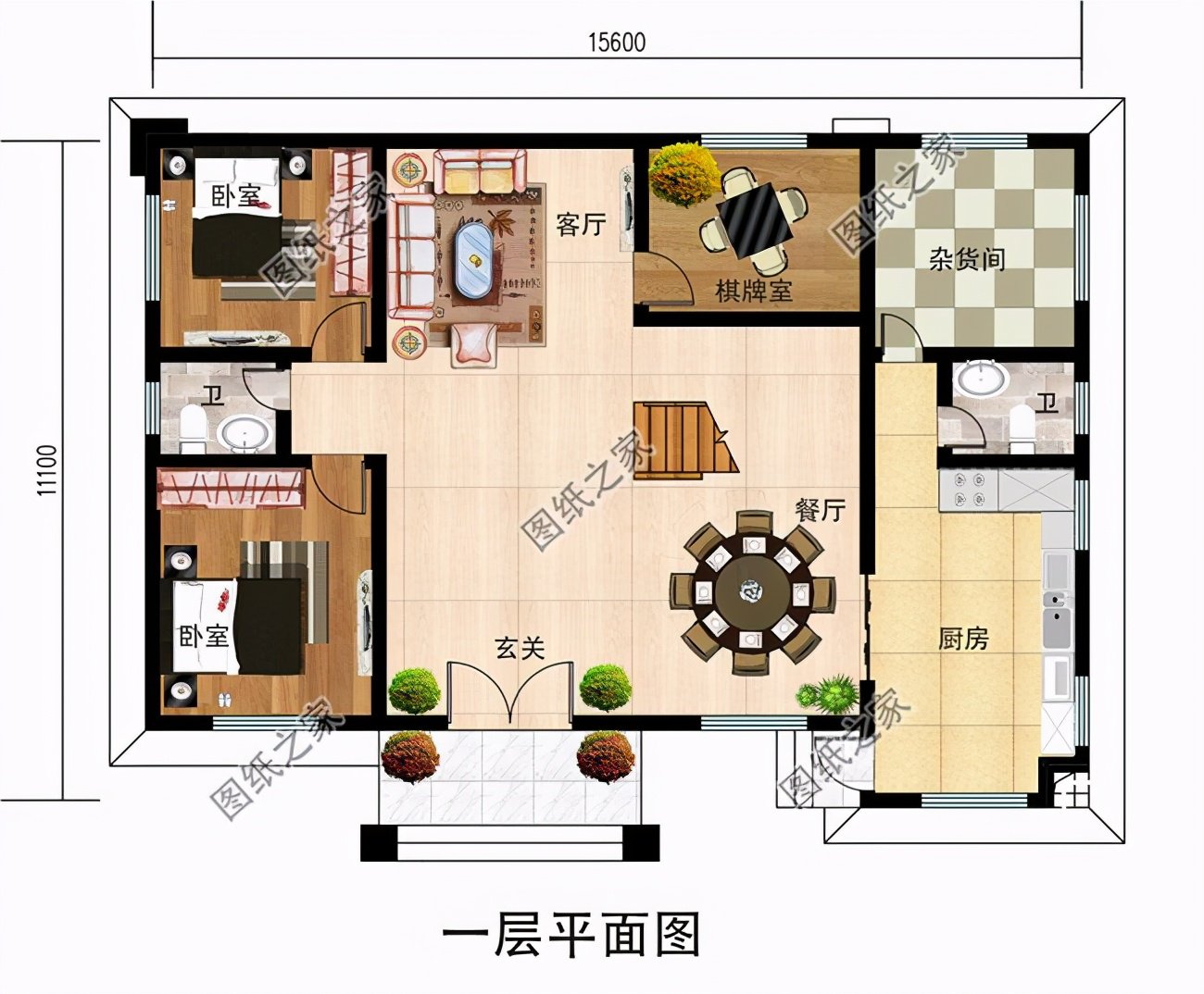 160到170平方別墅設(shè)計圖，隨自己的審美喜好去設(shè)計，圓自己一個別墅夢