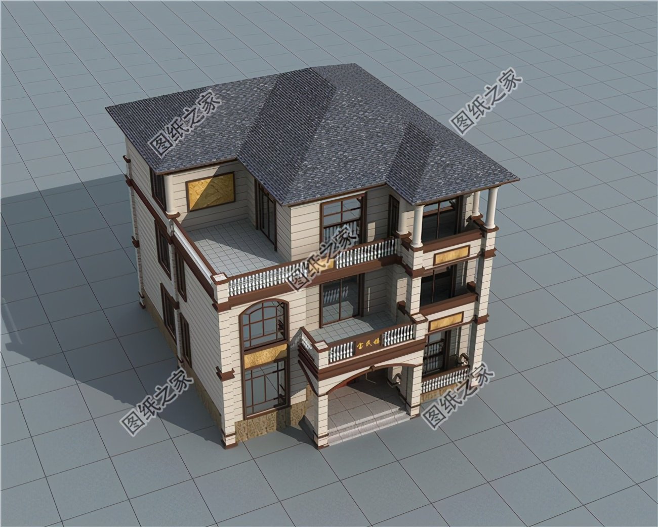 160到170平方別墅設(shè)計圖，隨自己的審美喜好去設(shè)計，圓自己一個別墅夢