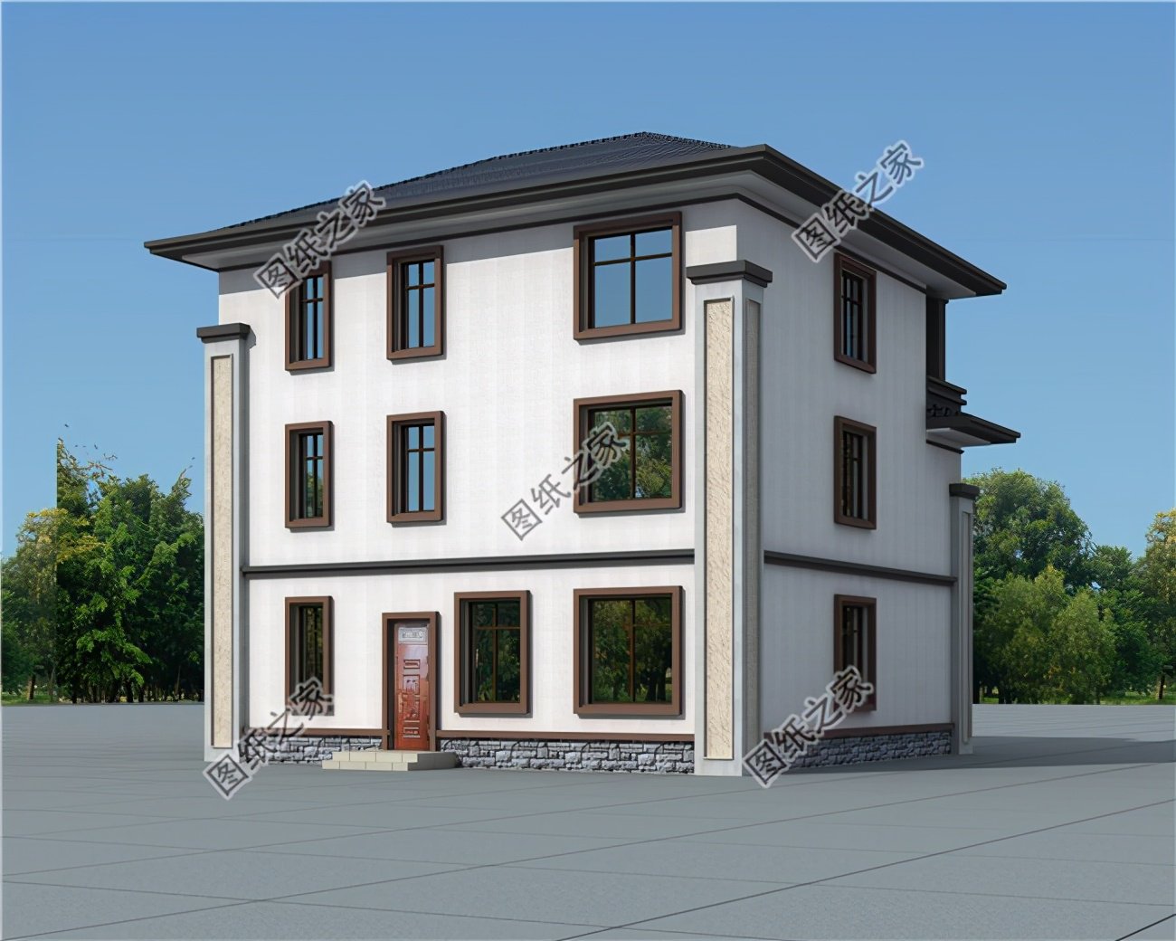 長(zhǎng)11米寬11米左右的農(nóng)村自建房設(shè)計(jì)圖，非常適合農(nóng)村，看看哪一套更適合你？