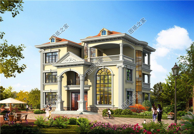 農(nóng)村三層自建房效果圖，占地不大，簡單好看，室內(nèi)設(shè)計符合現(xiàn)代生活