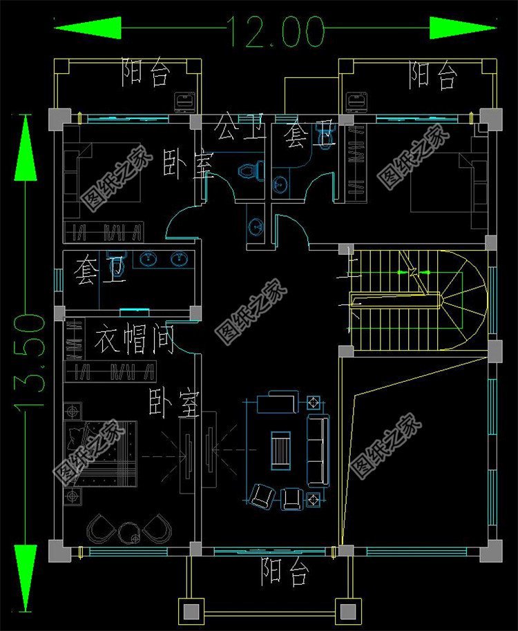 農(nóng)村三層自建房效果圖，占地不大，簡單好看，室內(nèi)設(shè)計符合現(xiàn)代生活