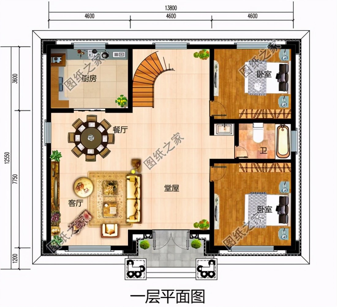 豪華四層別墅設(shè)計圖，這樣的房子才叫真氣派，看一眼就愛上