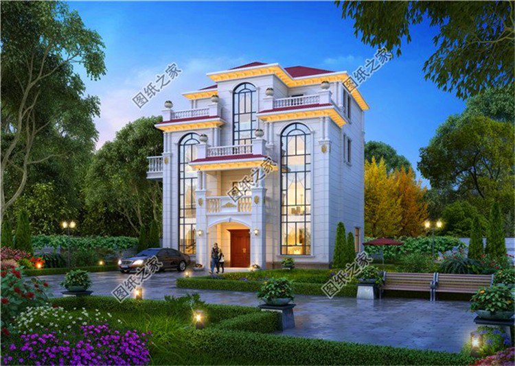 豪華四層別墅設(shè)計圖，這樣的房子才叫真氣派，看一眼就愛上