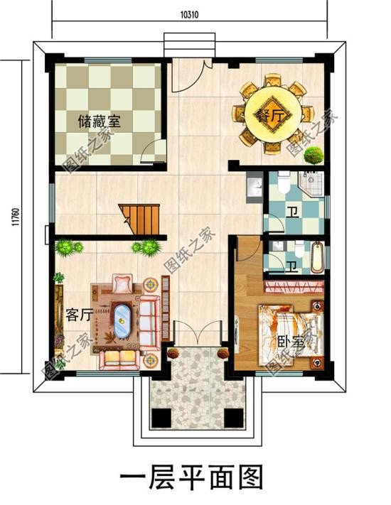 普通樓房效果圖，這才是適合老百姓生活的好戶型，好看還接地氣