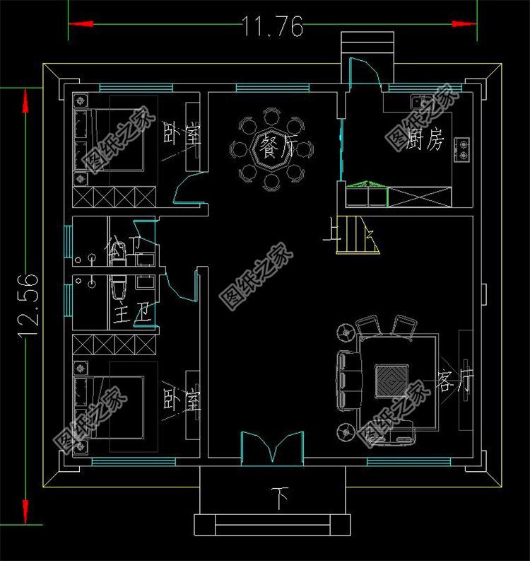 普通樓房效果圖，這才是適合老百姓生活的好戶型，好看還接地氣