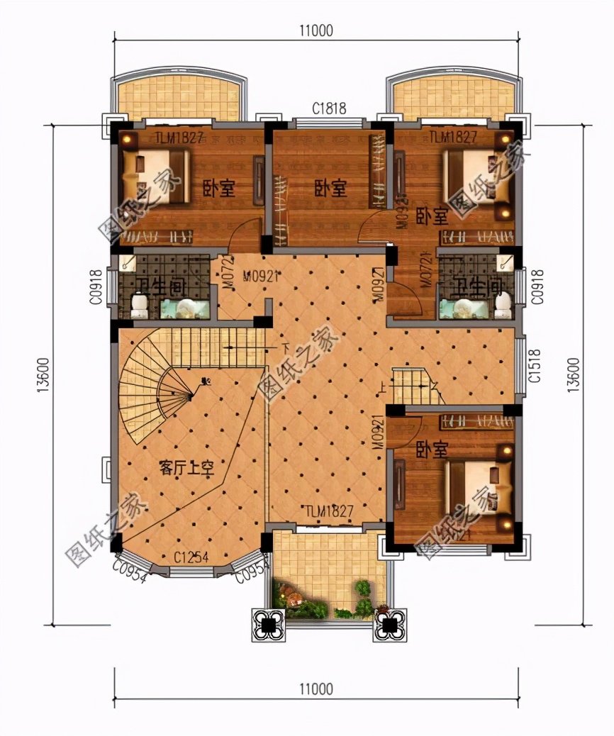 普通樓房效果圖，這才是適合老百姓生活的好戶型，好看還接地氣