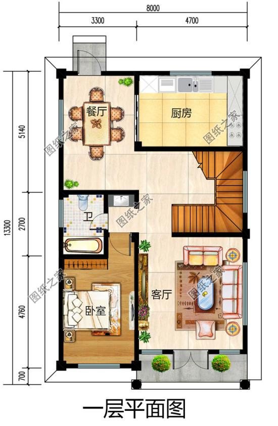 農(nóng)村三層自建房設(shè)計(jì)圖 現(xiàn)在蓋過(guò)年住上新房子，含平面圖