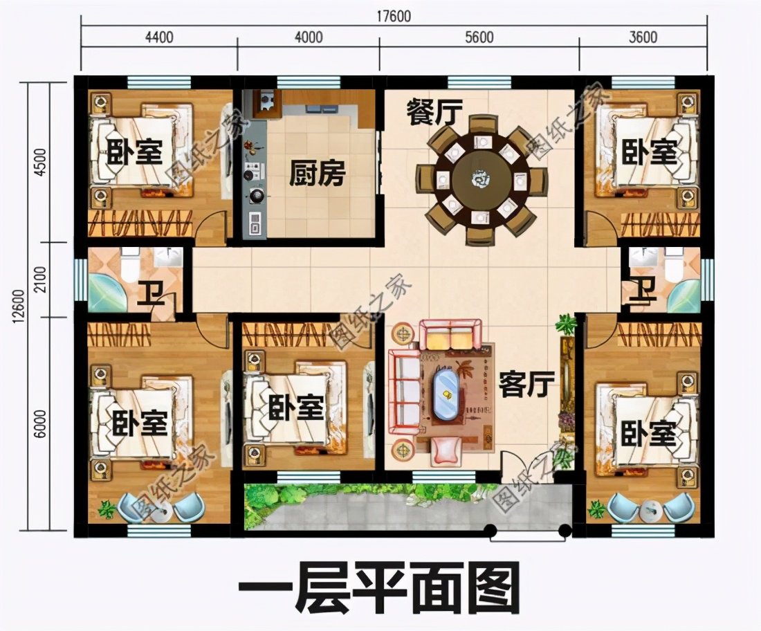 農(nóng)村一層自建房設(shè)計(jì)圖，這三套別墅含全套設(shè)計(jì)圖，主體十來(lái)萬(wàn)拿下
