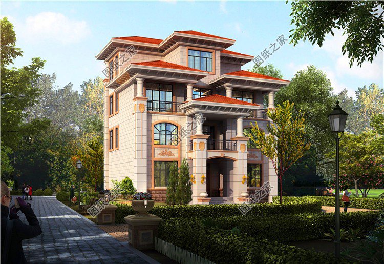 占地120平米四層別墅設(shè)計(jì)圖，戶型不大但功能齊全，收藏不吃虧